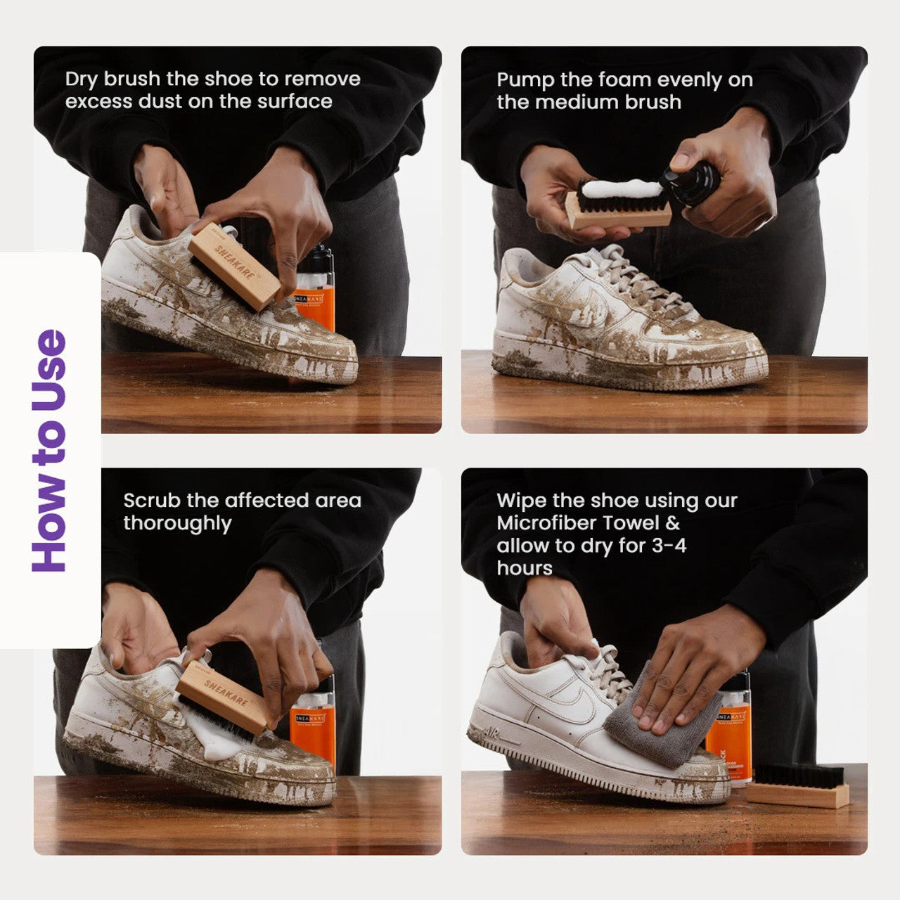 Cleaning Foam Stain Remover (150 ml, Orange)