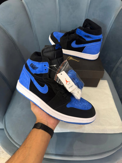 NIKE ''AIR JORDANS RETRO 1 HIGH ROYAL REIMAGINED''