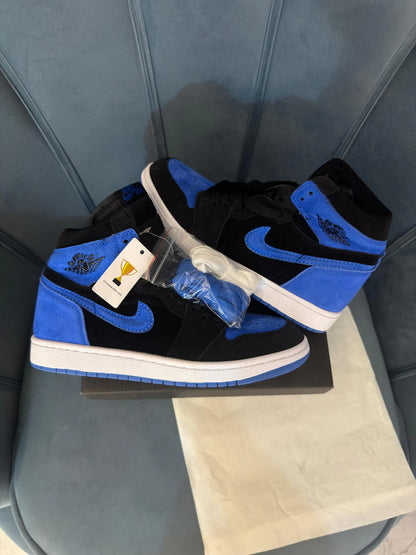 NIKE ''AIR JORDANS RETRO 1 HIGH ROYAL REIMAGINED''