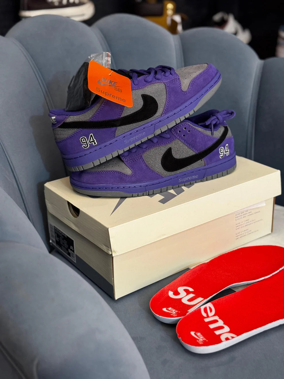 ''NIKE SB DUNK SUPREME 94 INK BLACK''