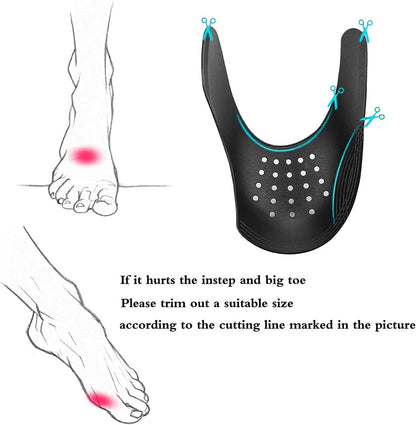 Shoe Crease Protectors for Sneakers Black