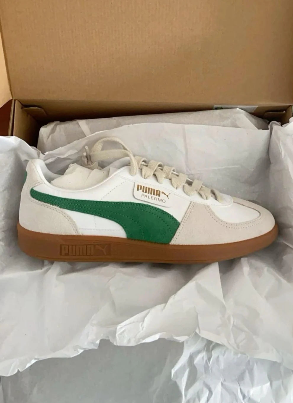 PUMA ''PALERMO OG WHITE/GREEN''
