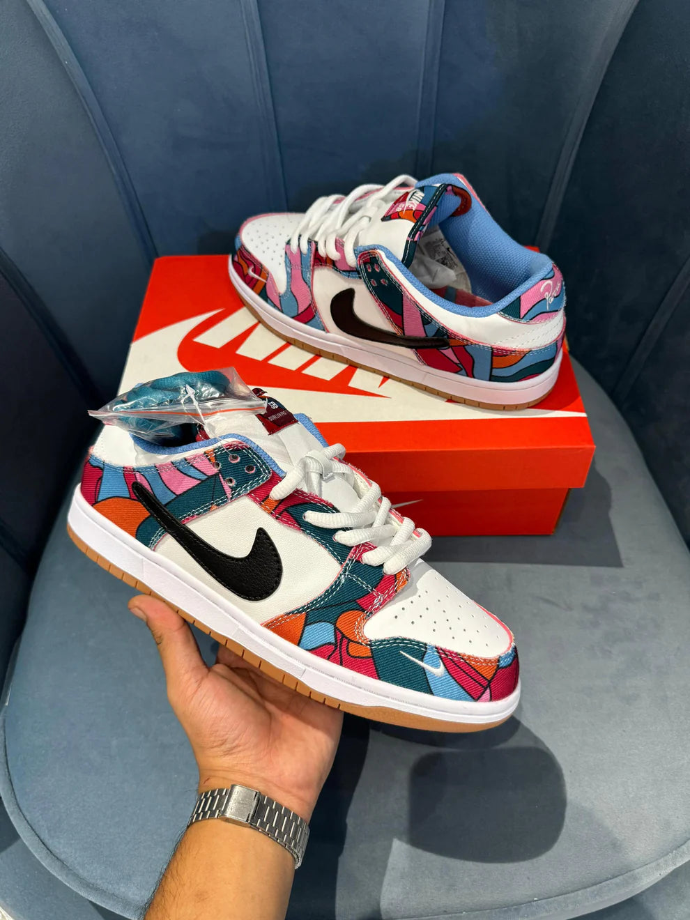 NIKE X PARRA DUNK LOW SB ABSTRACT